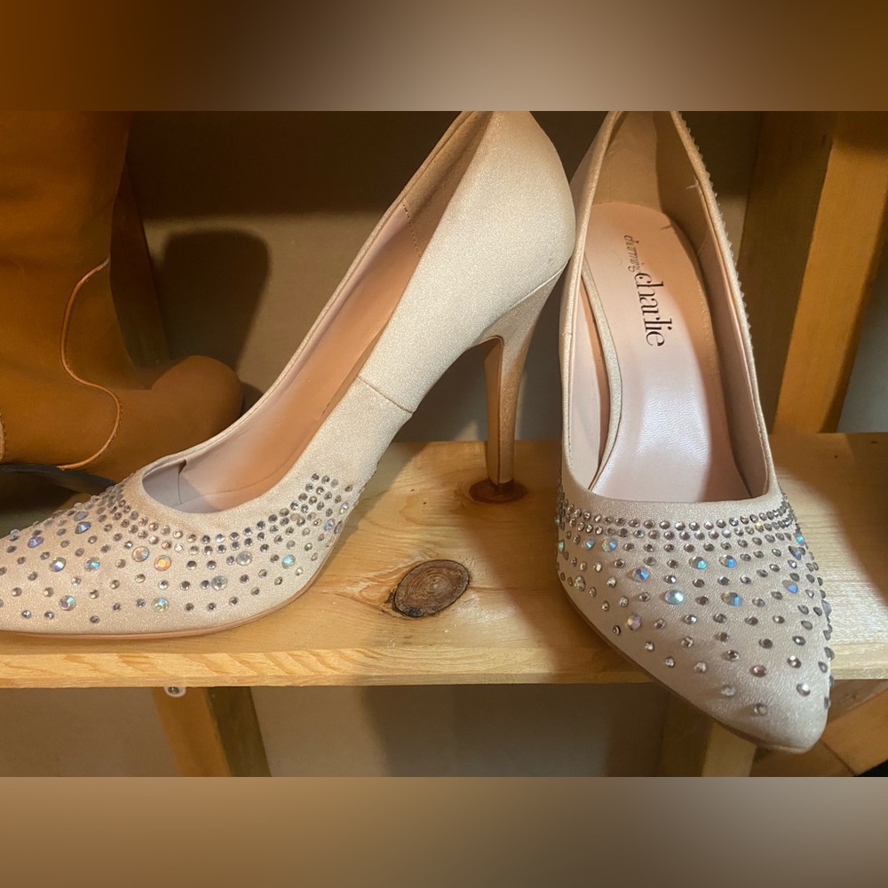 Charming Charlie sparkly heels